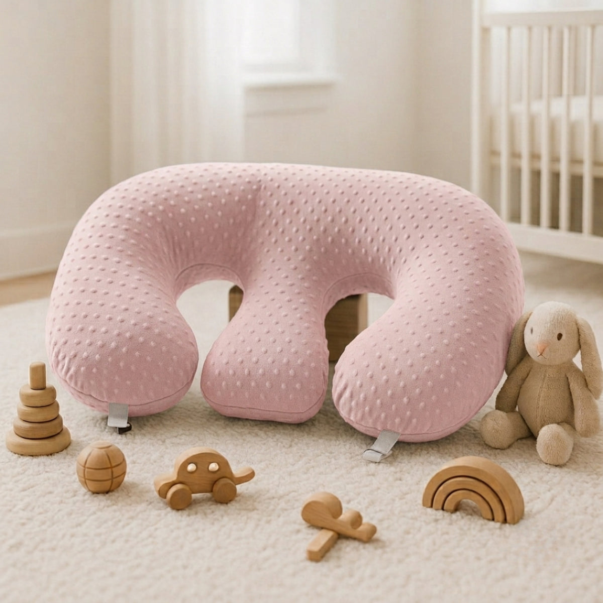 coussin-d-allaitement-jumeaux-rose-pastel