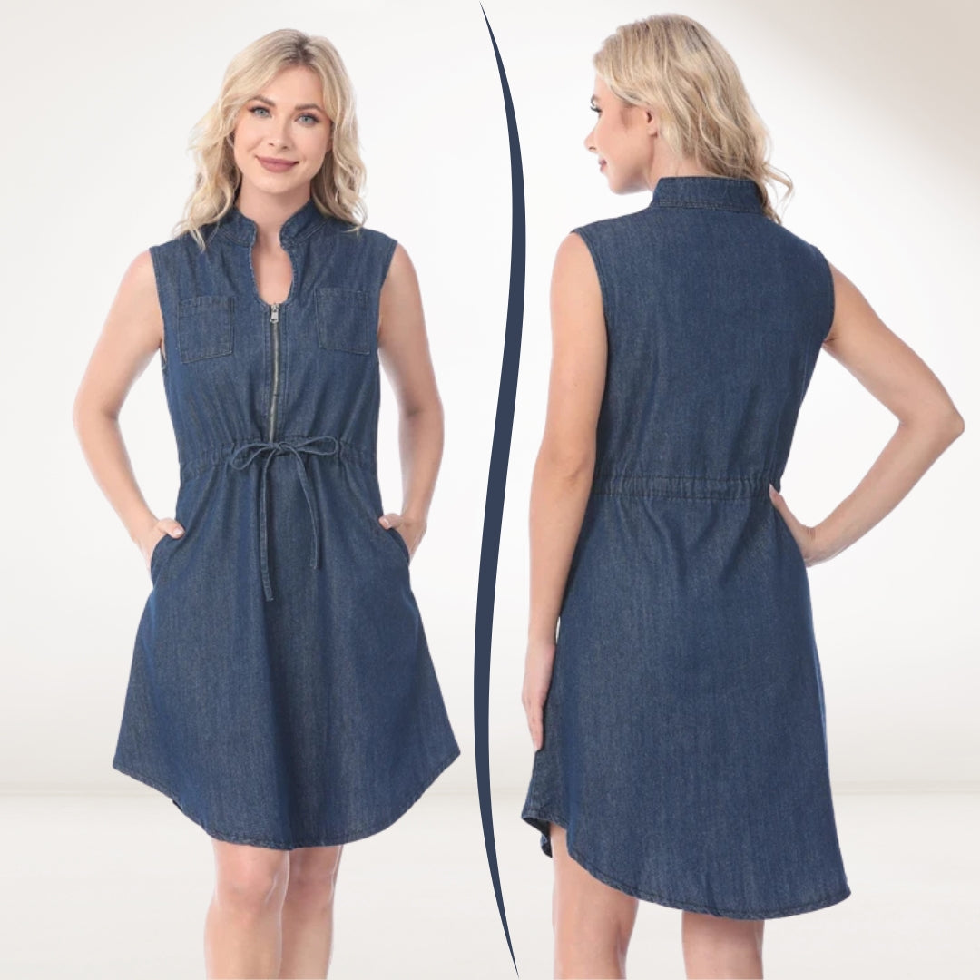 robe-allaitement-jean-courte