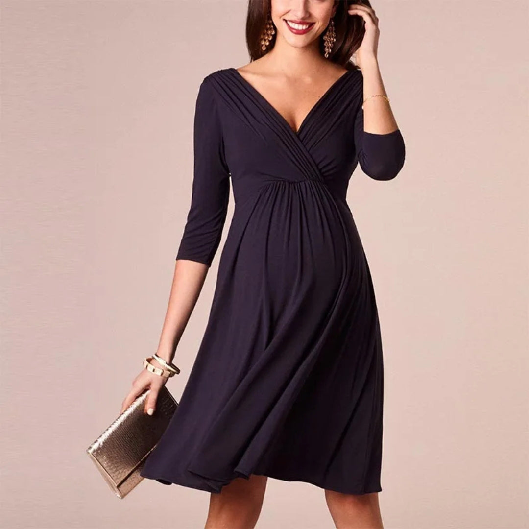 robe-allaitement-noir-face