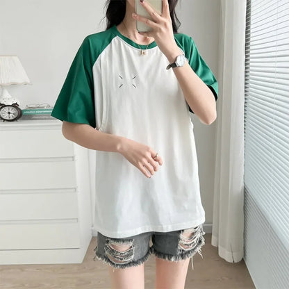 T-shirt-allaitement-cote-vert