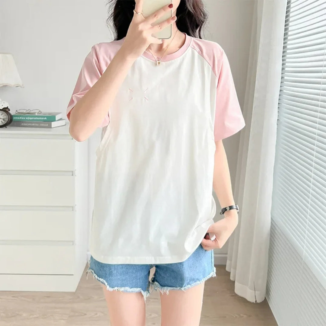 T-shirt-allaitement-coupe-over-size