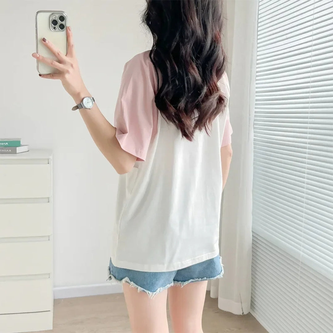 T-shirt-allaitement-rose-pale-dos