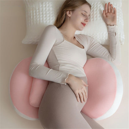 coussin-de-grossesse-rose-couchee