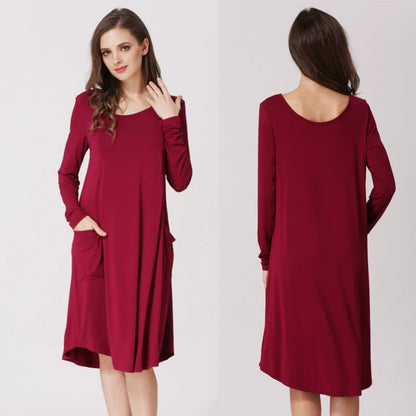 robe-allaitement-oversize-detendue