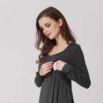 robe-allaitement-oversize-ouverture-zip