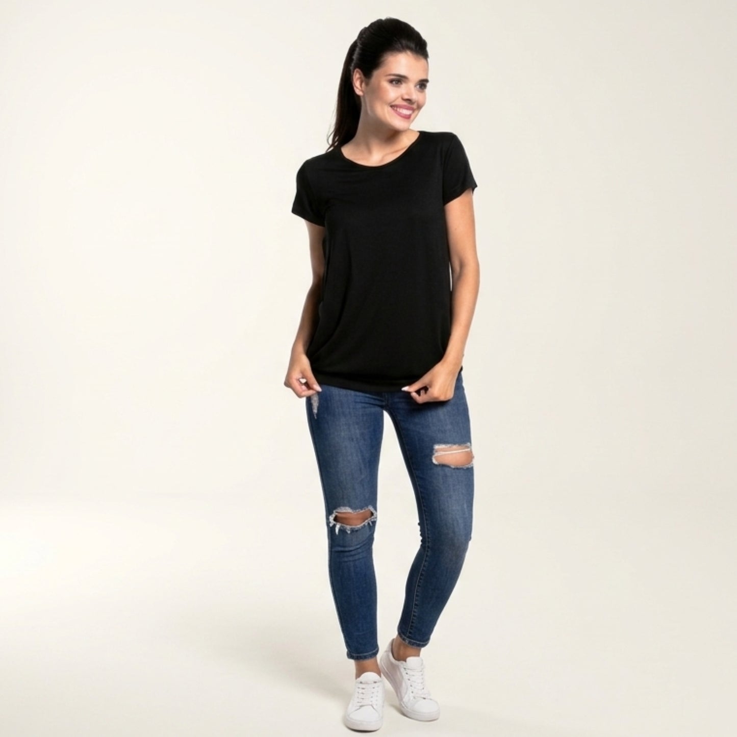 t-shirt-allaitement-noir-classique