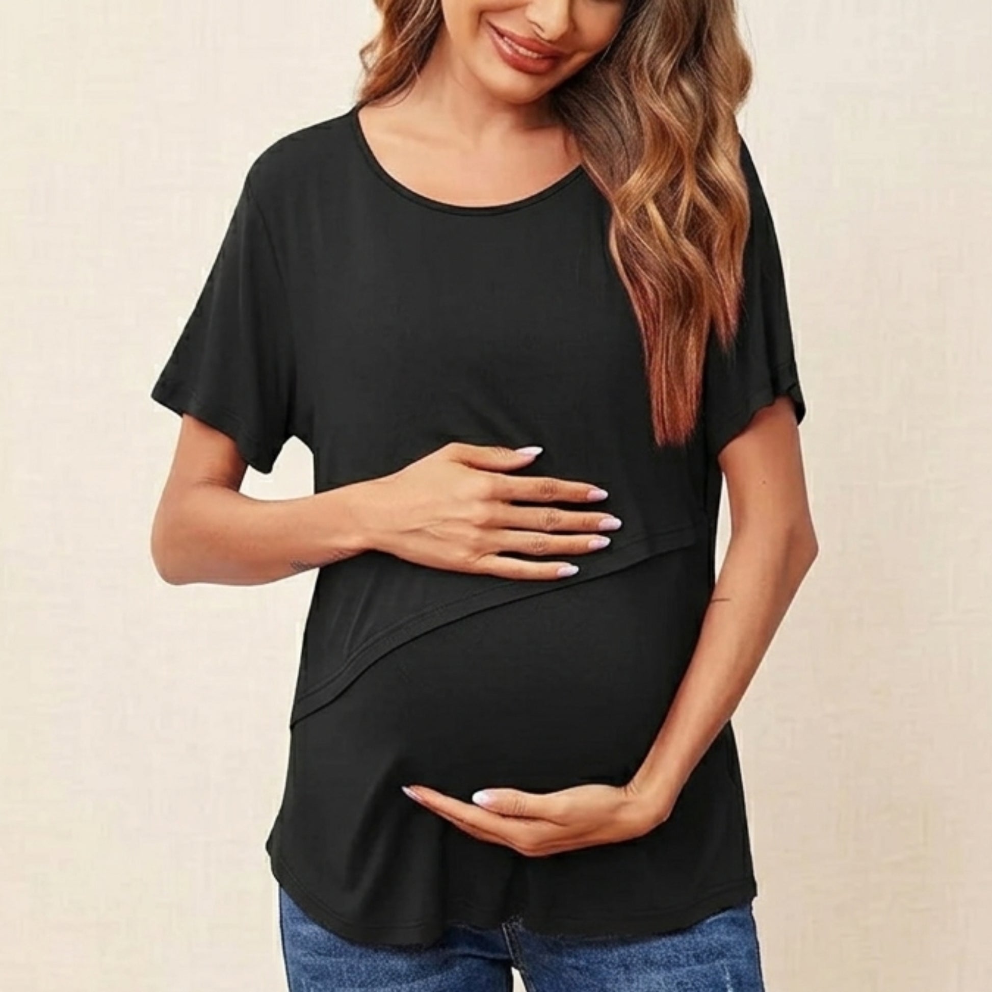t-shirt-allaitement-noir
